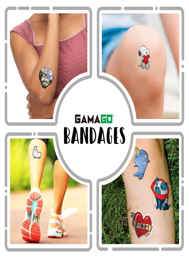 GAMAGO Peanuts Snoopy Adhesive Bandages - Set of 18 Individually Wrapped Self Adhesive Bandages - Sterile, Latex-Free & Easily Removable - Funny Gift & First Aid Addition - Image 4